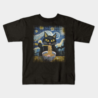 Black-cat Kids T-Shirt