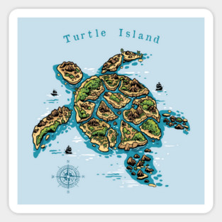 Turtle Island Sticker