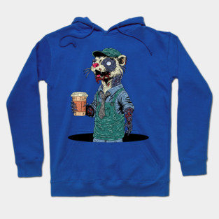 Zombie Ferret Barista Hoodie