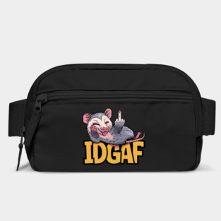 IDGAF Opossum T-Shirt: Bold Humor - Cheeky Animal Tee Bag