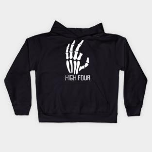 Spooky High Four Kids Hoodie