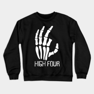 Spooky High Four Crewneck Sweatshirt