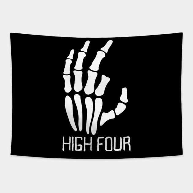 Spooky High Four Tapestry by MakerMind8.2