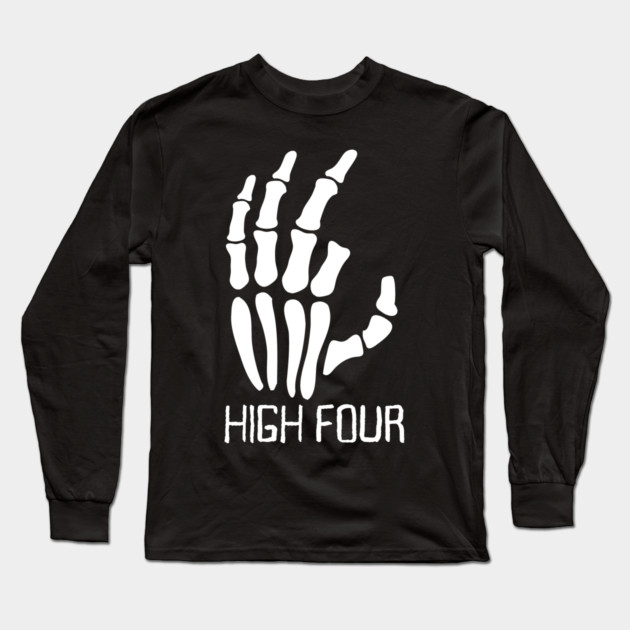 Spooky High Four Long Sleeve T-Shirt by MakerMind8.2