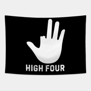 High Four - Funny Tapestry