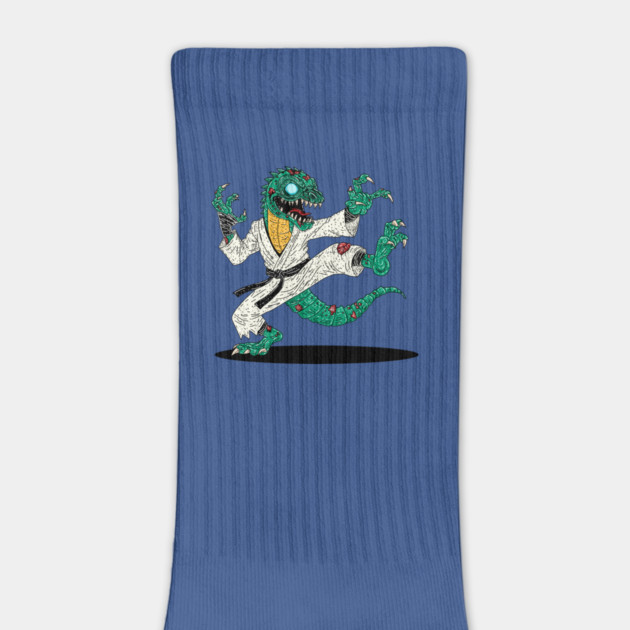 Kung Fu Lizard Zombie by H. R. Sinclair