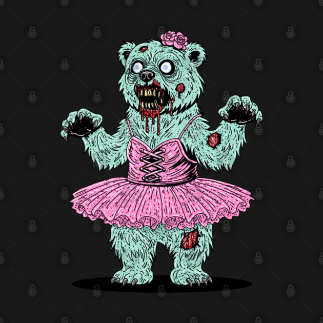 Ballerina Polar Bear Zombie by H. R. Sinclair