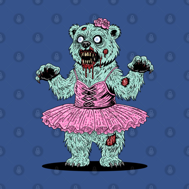 Ballerina Polar Bear Zombie by H. R. Sinclair