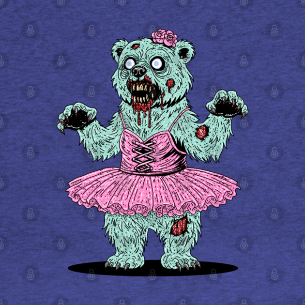 Ballerina Polar Bear Zombie by H. R. Sinclair