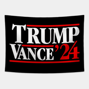 Retro Trump 2024 Election for Republicans Trump Vance 2024 Tapestry