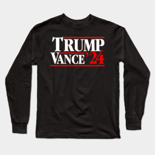 Retro Trump 2024 Election for Republicans Trump Vance 2024 Long Sleeve T-Shirt