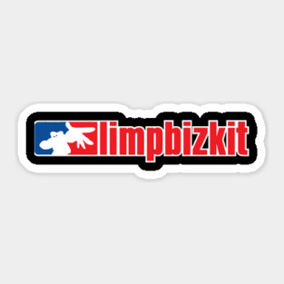 limp bizkit rapcore logo Sticker