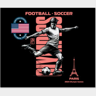 PARIS - Team USA - OLYMPICS 2024 - FOOTBALL - SOCCER - 1 Posters and Art