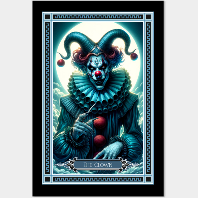 The Clown Tarot Card Wall Art by HolidayBug