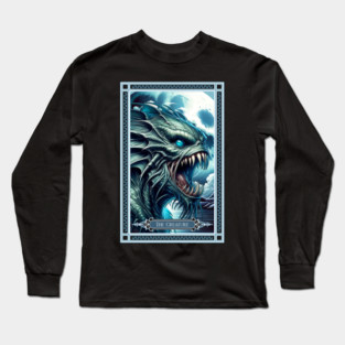 The Creature Tarot Card Long Sleeve T-Shirt