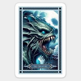 The Creature Tarot Card Sticker