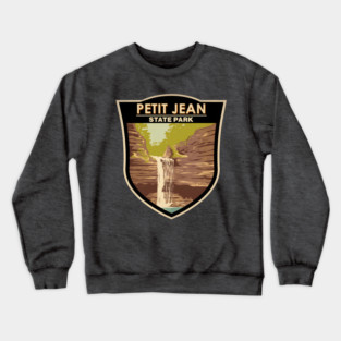 Petit Jean State Park Arkansas Badge Crewneck Sweatshirt