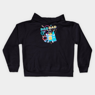 Rad Dad bluey Kids Hoodie