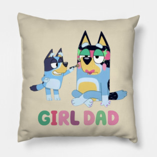 Girl Dad Pillow