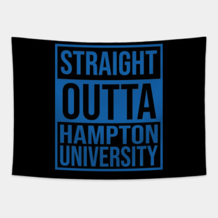 Straight Outta Hampton University Tapestry