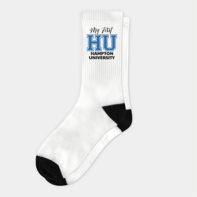 My First HU Hampton University Socks by UrbanLifeApparel
