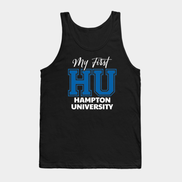 My First HU Hampton University Tank Top by UrbanLifeApparel
