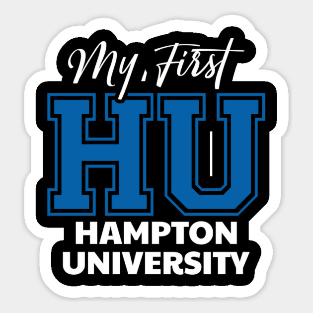 My First HU Hampton University Magnet by UrbanLifeApparel