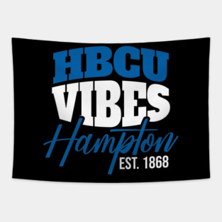 Hbcu Vibes Hampton Est.1868 Tapestry