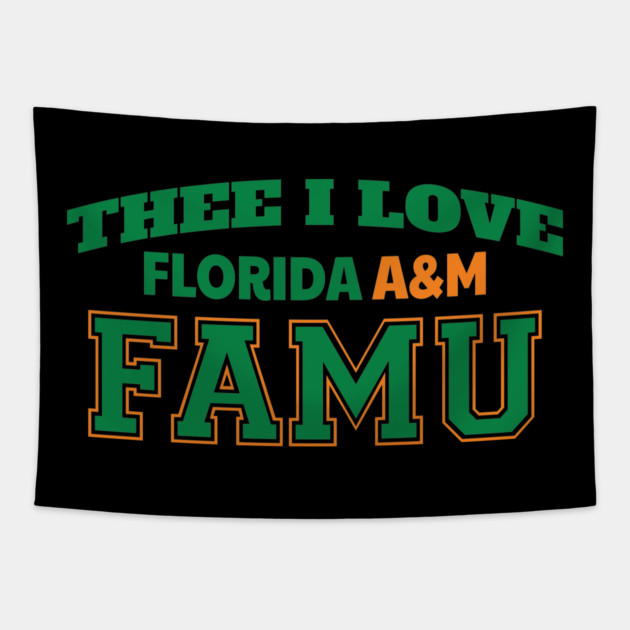 Thee I love FAMU Tapestry by UrbanLifeApparel