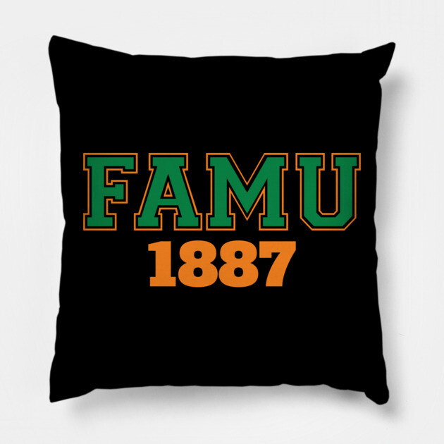 FAMU 1887 Pillow by UrbanLifeApparel