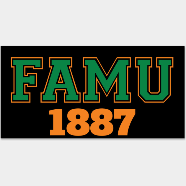 FAMU 1887 Wall Art by UrbanLifeApparel