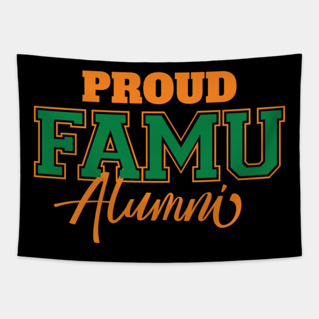 Proud FAMU Alumni Tapestry by UrbanLifeApparel