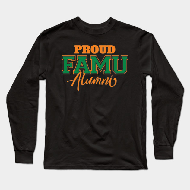Proud FAMU Alumni Long Sleeve T-Shirt by UrbanLifeApparel