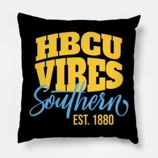 HBCU Vibes Southern University Pillow