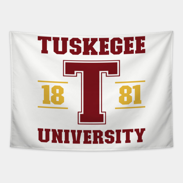 Tuskegee University 1881 Tapestry by UrbanLifeApparel
