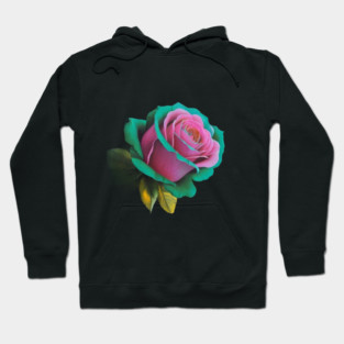 Pink Rose Hoodie