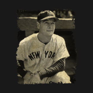 Lou Gehrig in New York Yankees T-Shirt