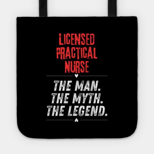 Licensed Practical Nurse Tote by BlackMeme94