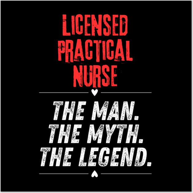 Licensed Practical Nurse Wall Art by BlackMeme94