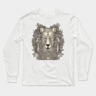 The Lion Face Long Sleeve T-Shirt