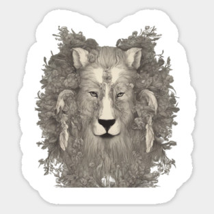 The Lion Face Magnet