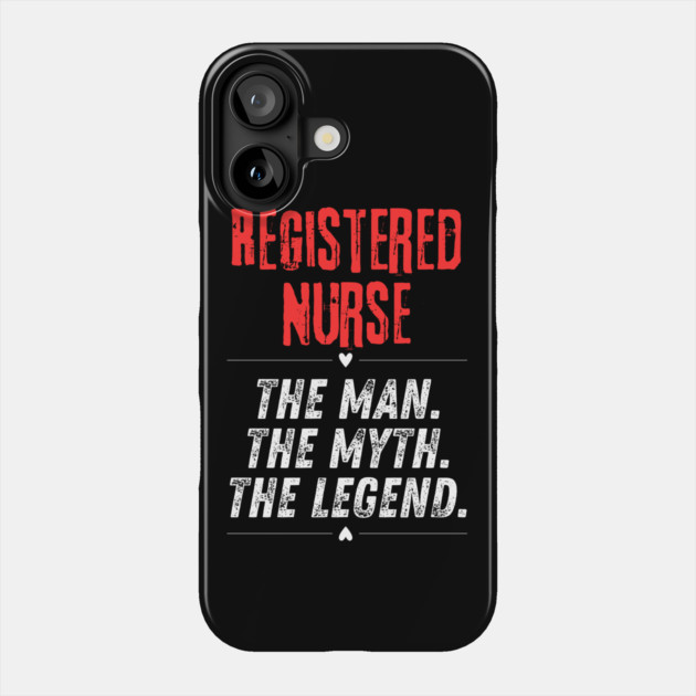 Registered Nurse Phone Case by BlackMeme94