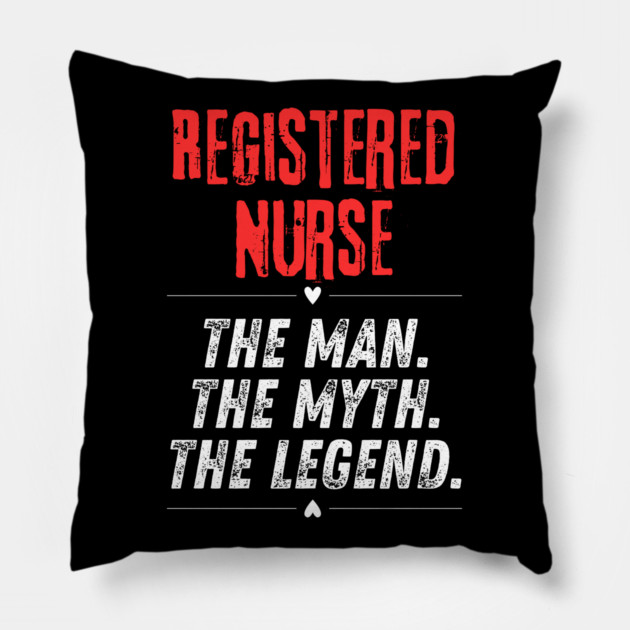 Registered Nurse Pillow by BlackMeme94