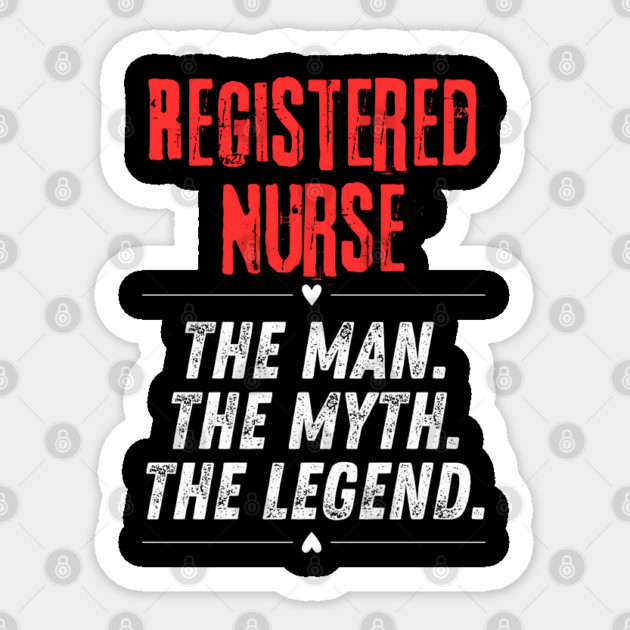 Registered Nurse Sticker by BlackMeme94