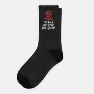 Certified Registered Nurse Anesthetist Socks
