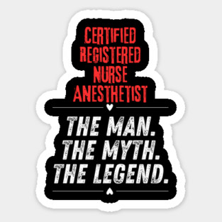 Certified Registered Nurse Anesthetist Sticker