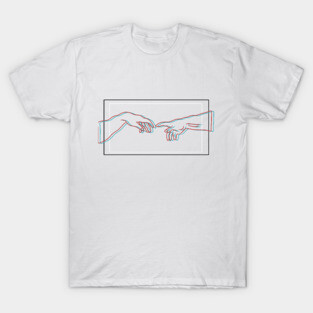 3D Line Creation T-Shirt