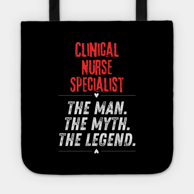 Clinical Nurse Specialist Tote by BlackMeme94