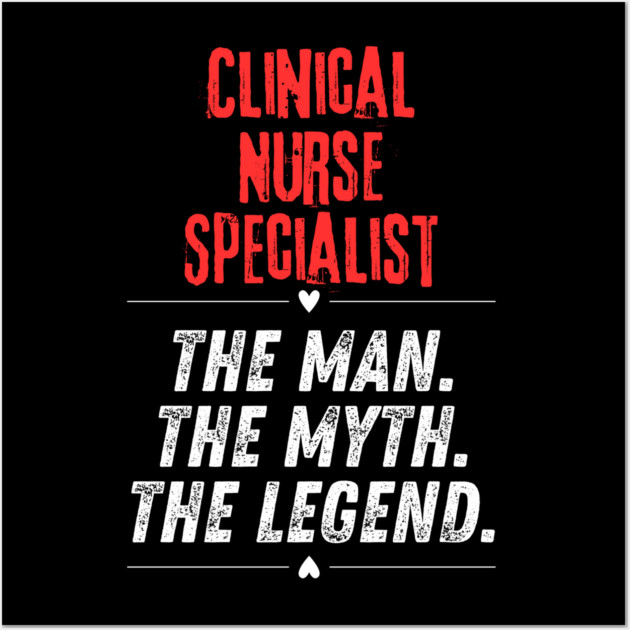 Clinical Nurse Specialist Wall Art by BlackMeme94