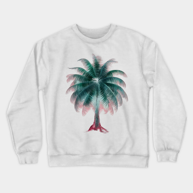 Palm Tree Crewneck Sweatshirt by animegirlnft